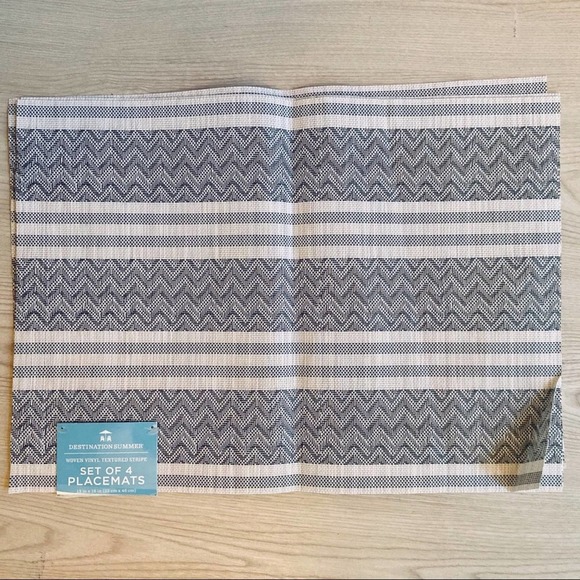Destinations Summer Vinyl Placemats New - Picture 1 of 4